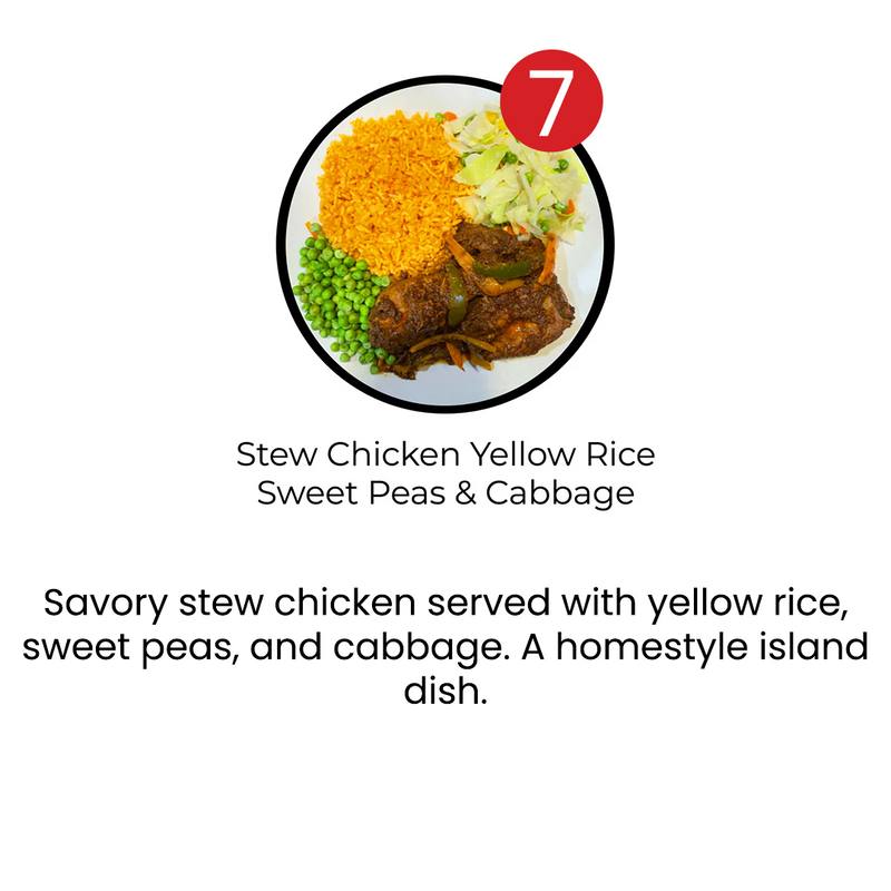 7 weekly meals